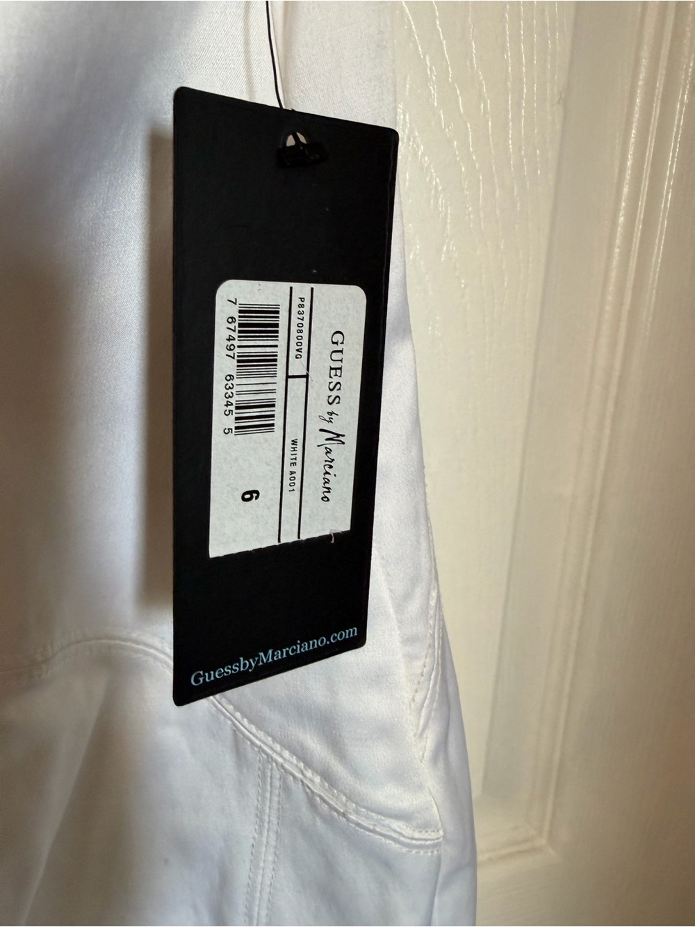 Guess by Marciano White Satin Bustier Midi Dress - Picture 6 of 9